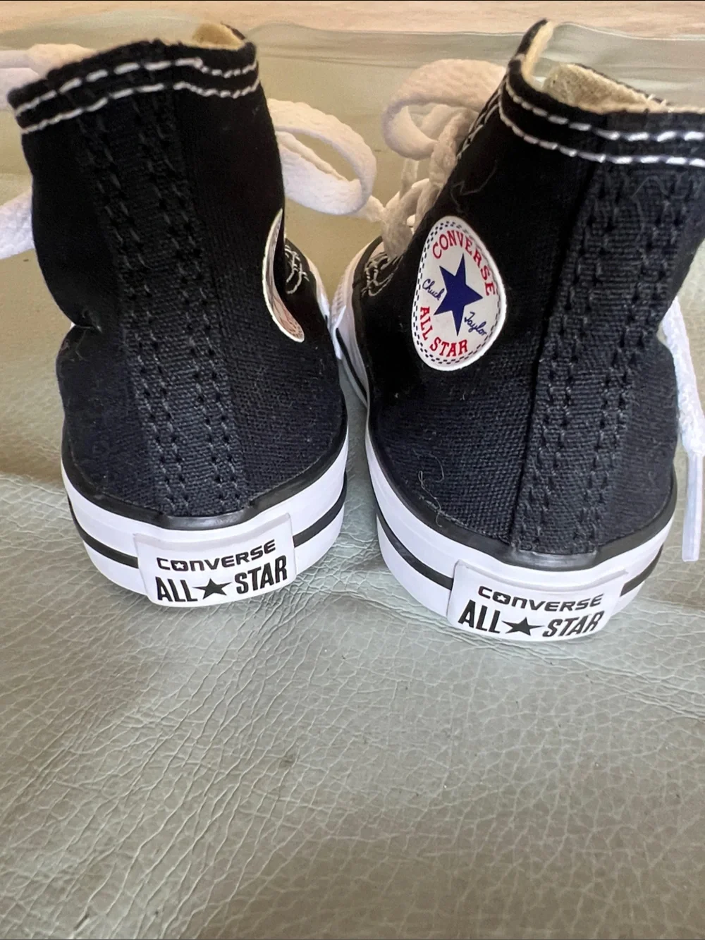 Converse Kids Black & White High-Top Sneakers